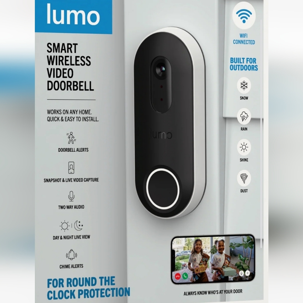 NIB lumo Smart Wireless Video Doorbell